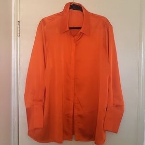 Orange Botton Down Shirt